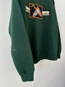 Vintage Duck Embroidered Sweatshirt (XL)