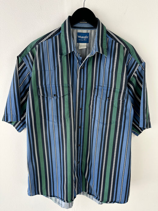 Vintage Wrangler Pearl Snap Shirt (XL)
